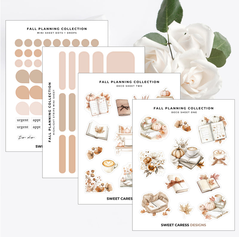 Fall Planning Collection - Mini Sheets