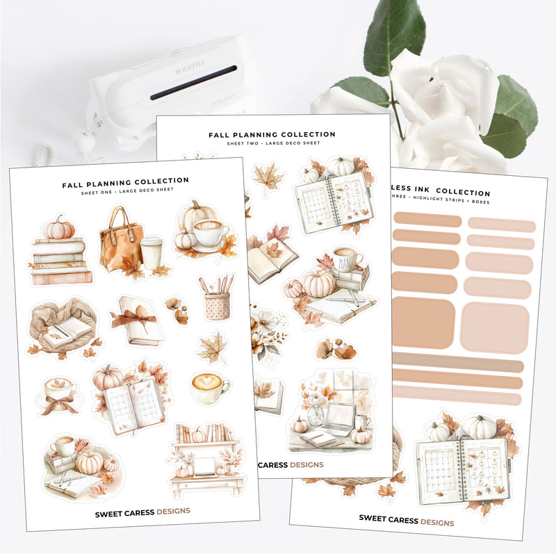 Fall Planning Collection - Full Size Sheets