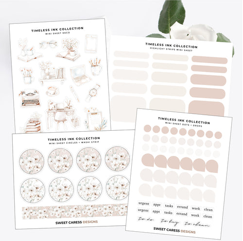 MINI SHEETS – Sweet Caress Designs