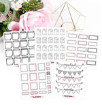 Pink & Gray Functional Sheets
