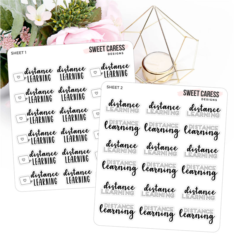Distance Learning Planning Stickers