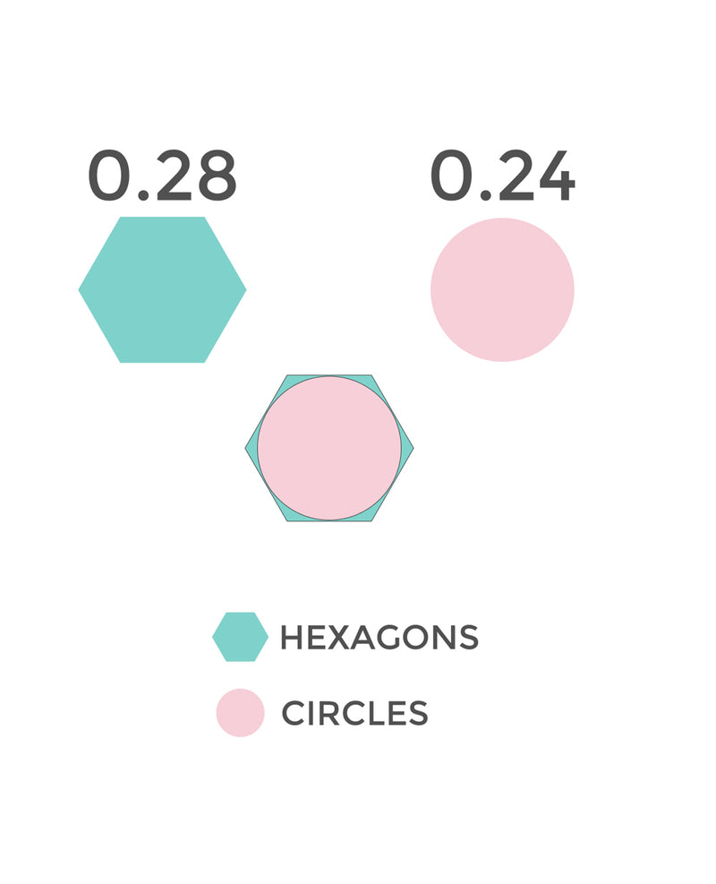 Transparent Hexagons - Tiny Sheet